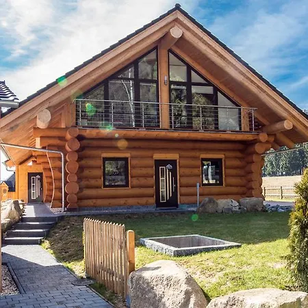 Naturstammhaus Und Appartements Zum Brockenbaecker Tanne Exterior photo