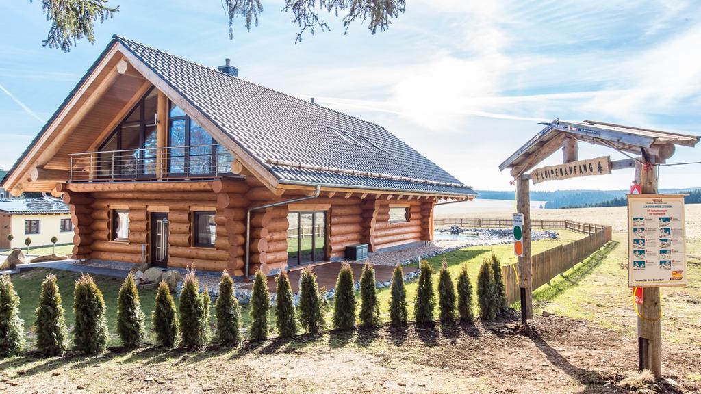 Naturstammhaus Und Zum Brockenbaecker Tanne